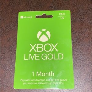 Xbox Live Gold 1 month